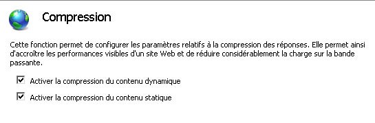 IIS8 - Compression de la réponse
