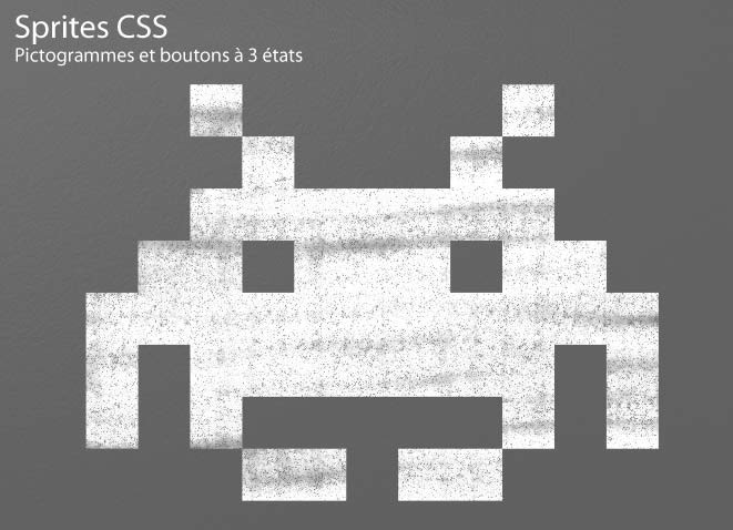 Pictogrammes et boutons à 3 états avec les sprites CSS