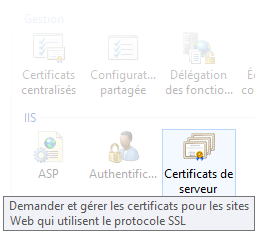 IIS7 - Renouveler un certificat SSL